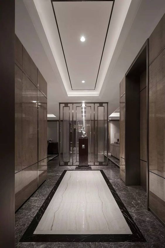 Corporate Lobby Metallic Epoxy