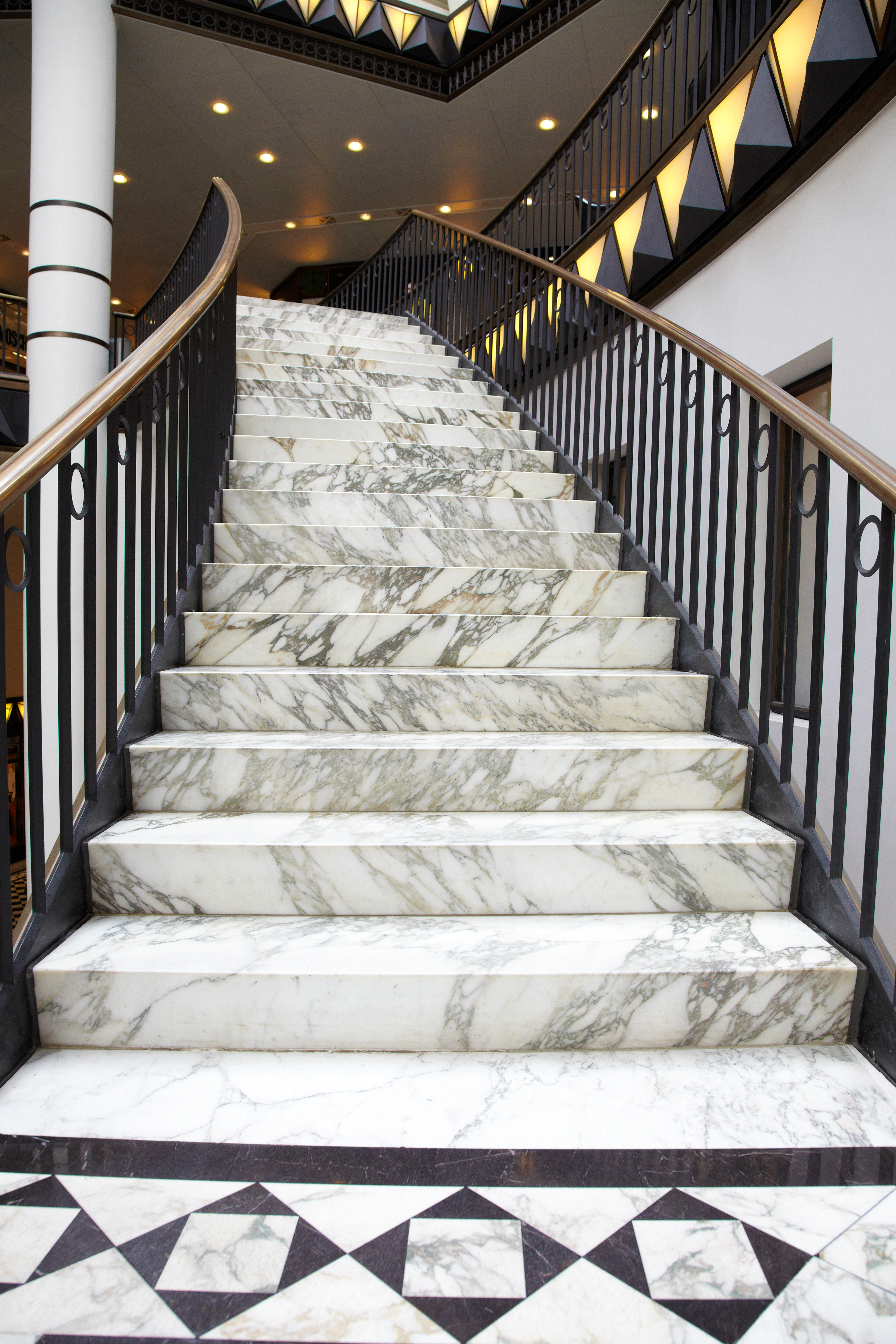 Marble polishing in progress